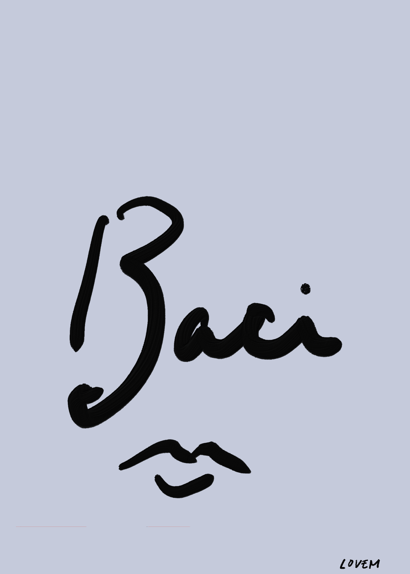 BACI Geschirrtuch - LOVEM - Geschirrtuch