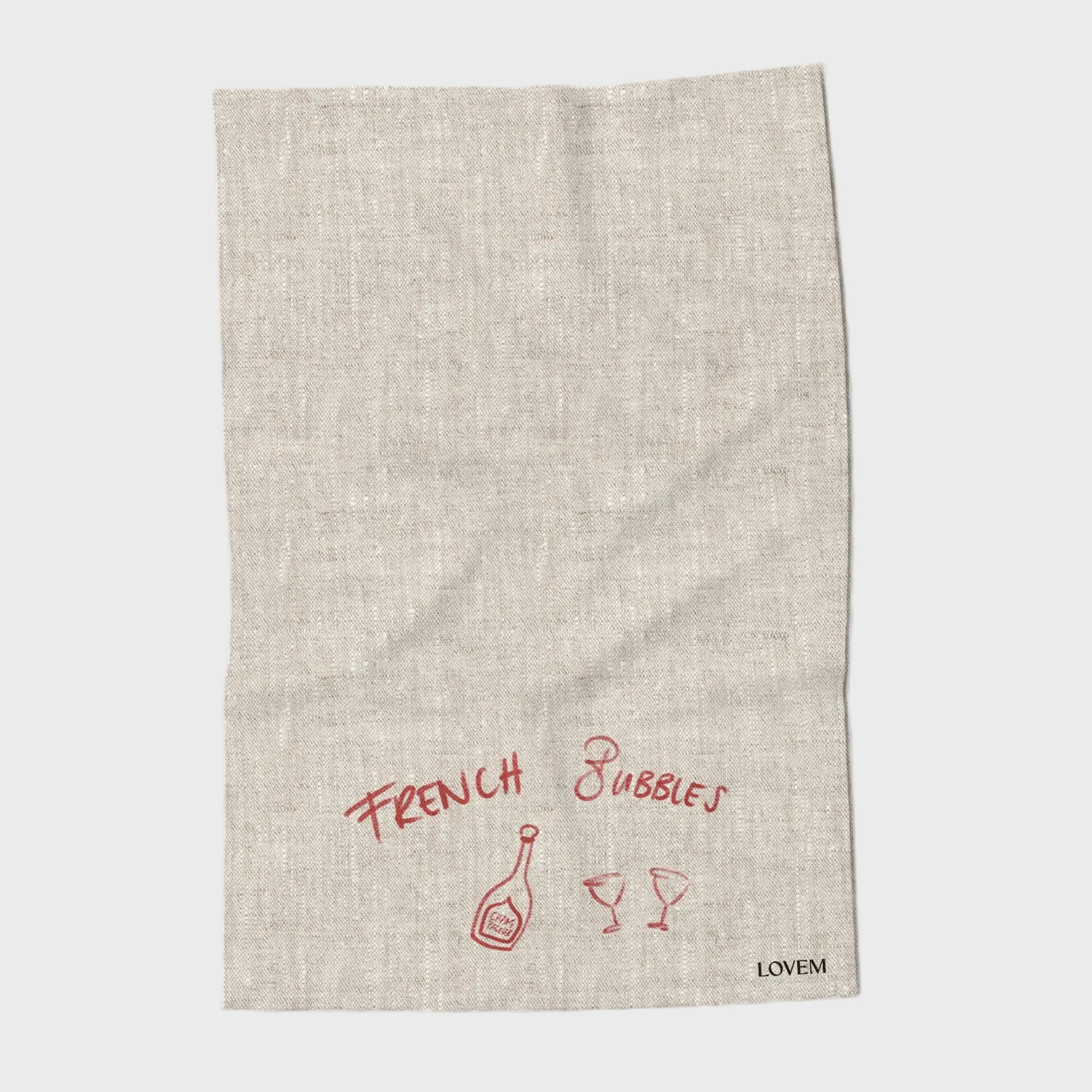 FRENCH BUBBLES Geschirrtuch - LOVEM - Geschirrtuch
