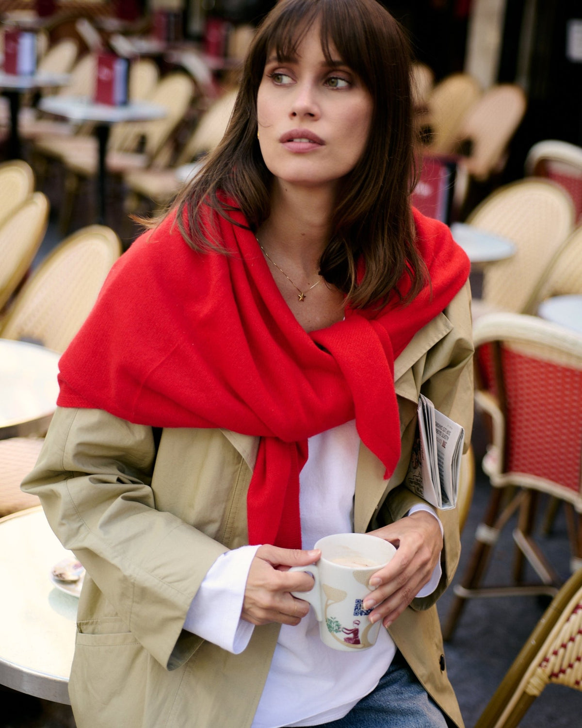 LOLA STOLA - rot - LOVEM - Cashmere > Stola