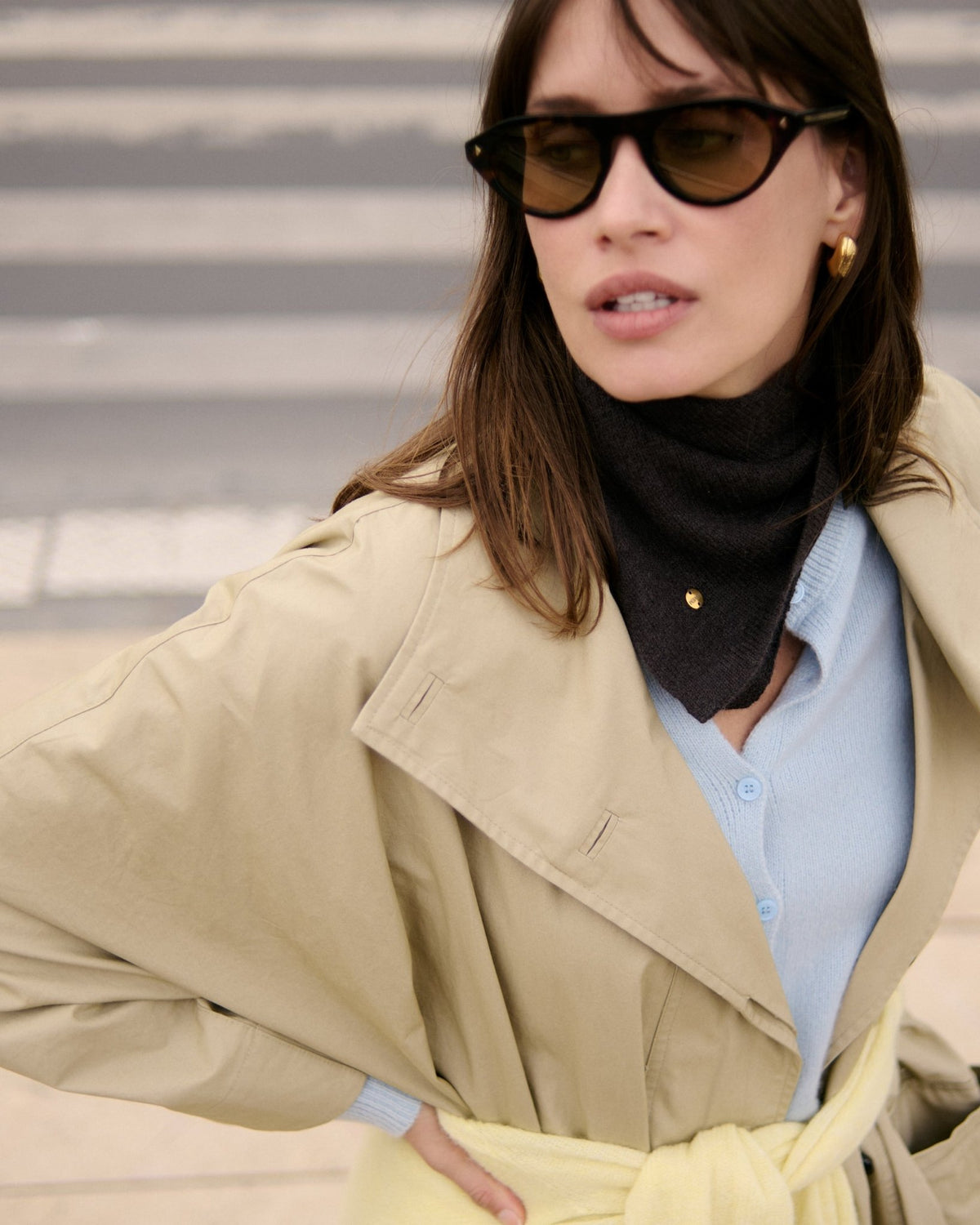 MINI SCARF - braun - LOVEM - Cashmere > Mini Scarf