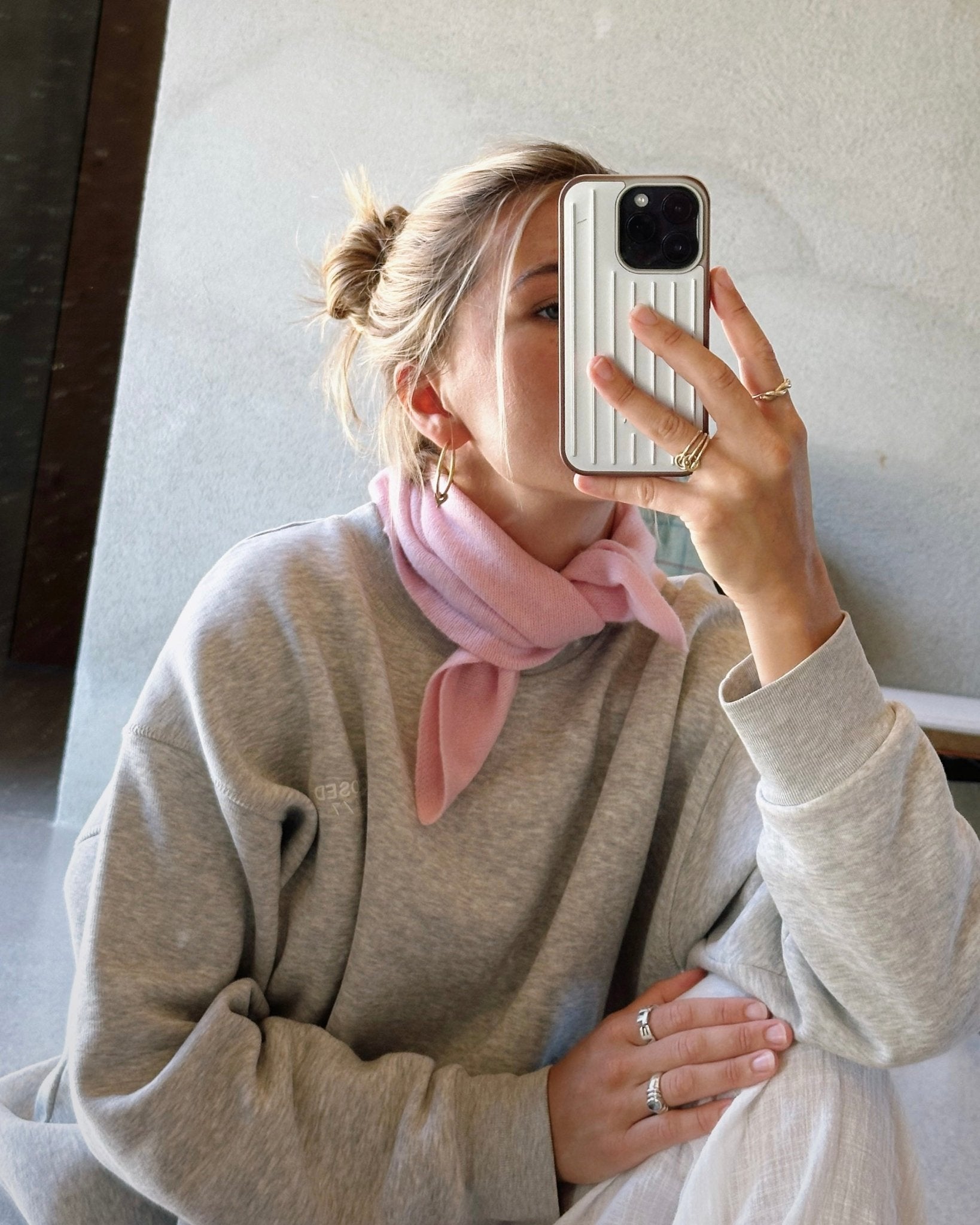 Mini Scarf - rosa - LOVEM - mütze