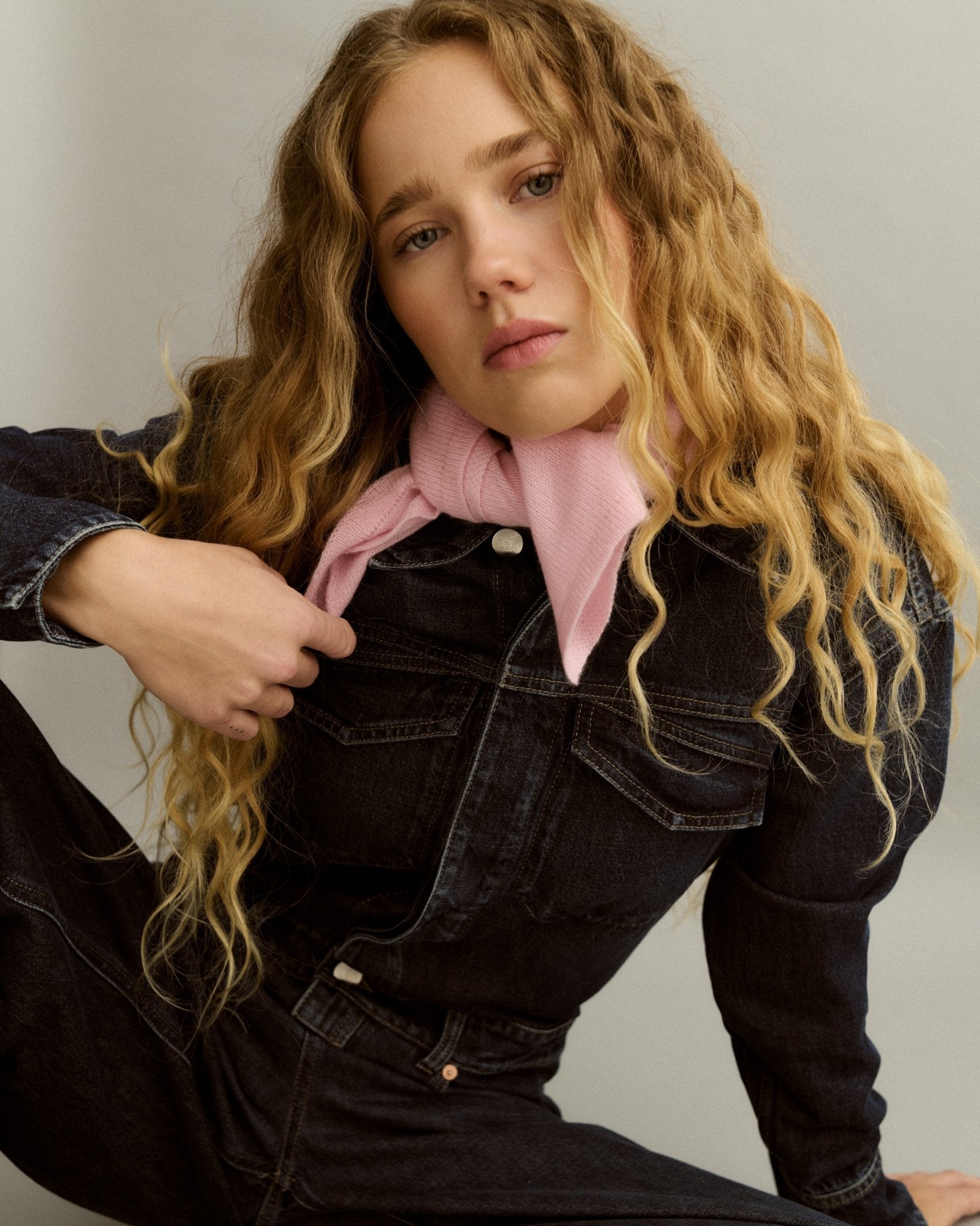 MINI SCARF - rosa - LOVEM - mütze