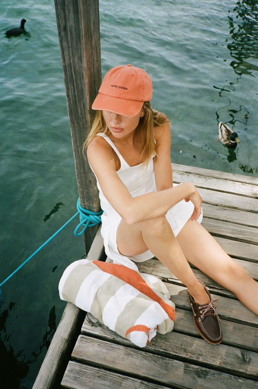 TUTTO PASSA orange Cap - LOVEM - cap
