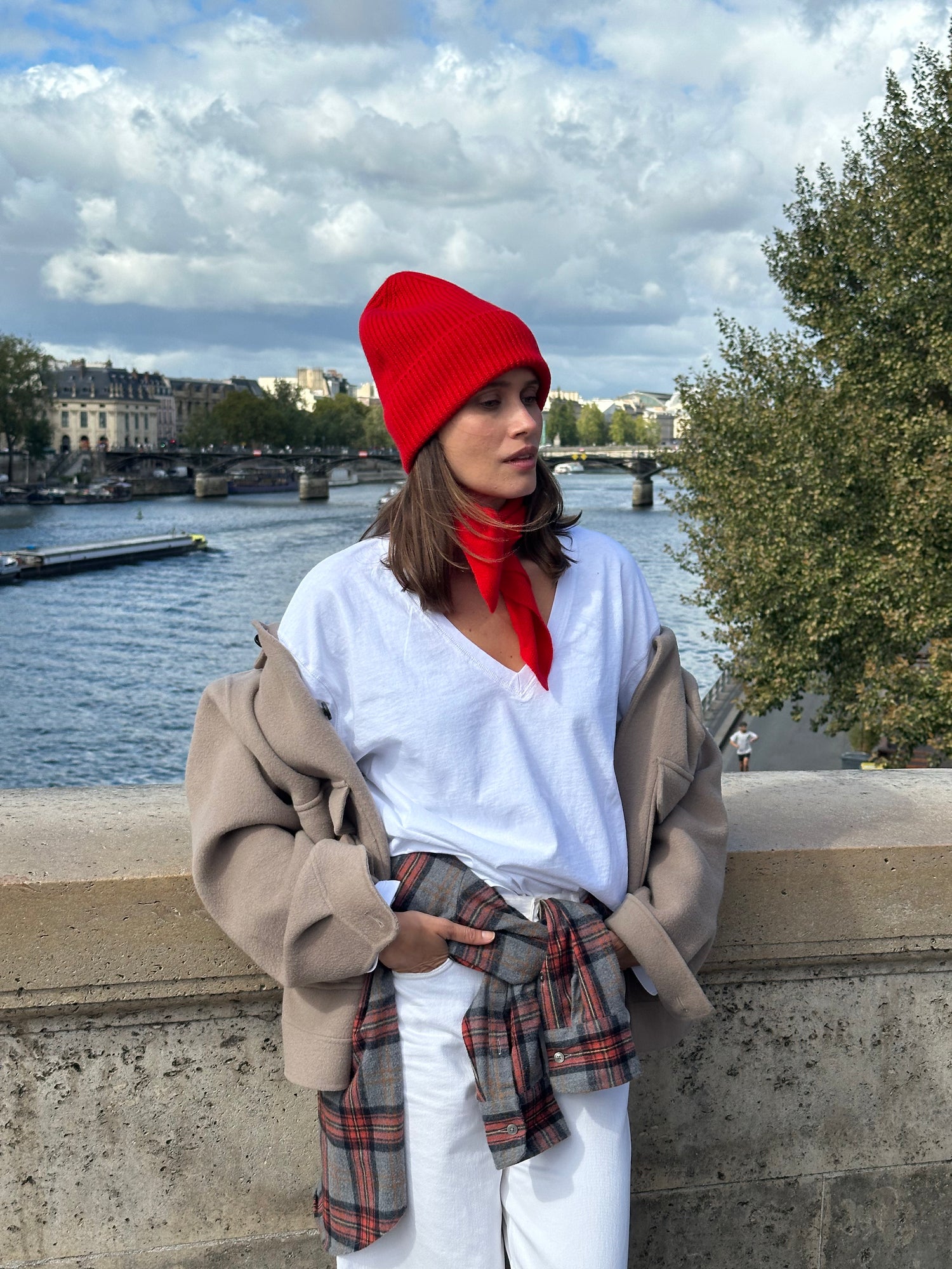 MINI SCARF - red