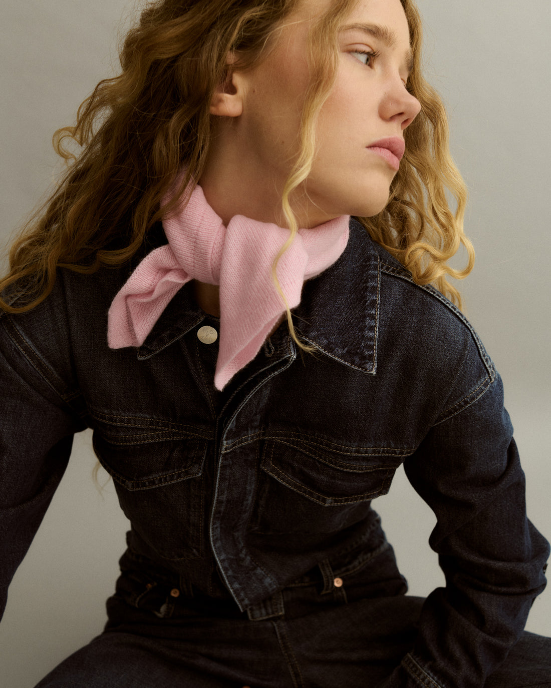 MINI SCARF - rosa