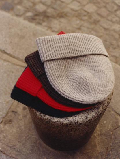 AMI Mütze aus Kaschmir - grau - LOVEM - Cashmere > Beanie