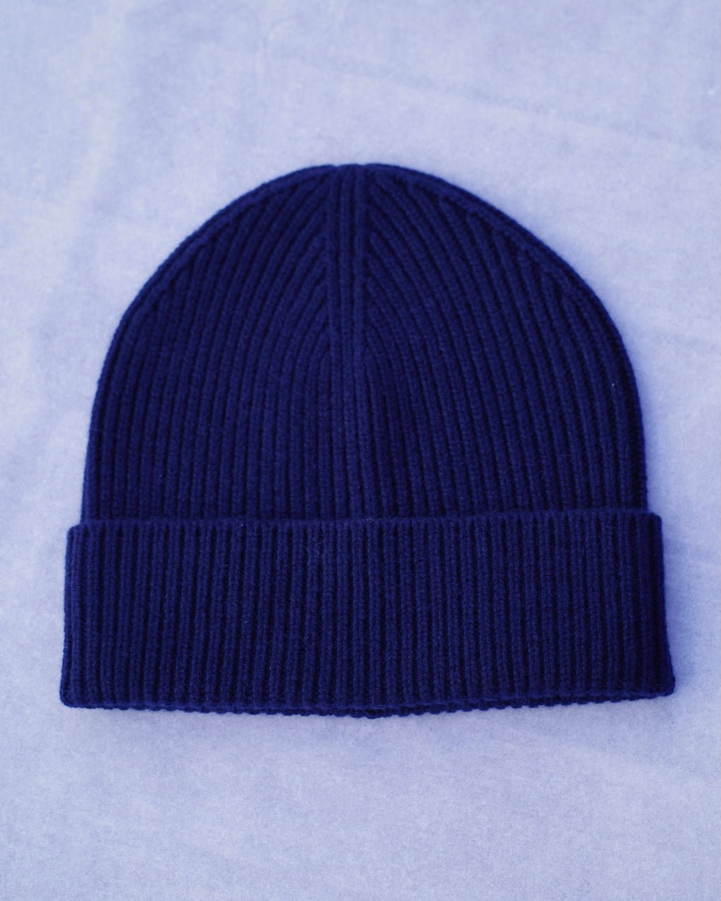 AMI Mütze aus Kaschmir - dunkelblau - LOVEM - mütze