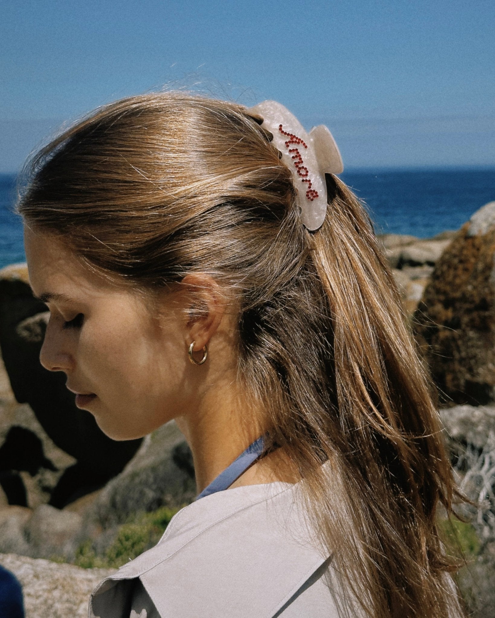 AMORE Haarspange rosa - LOVEM - Hair Clip