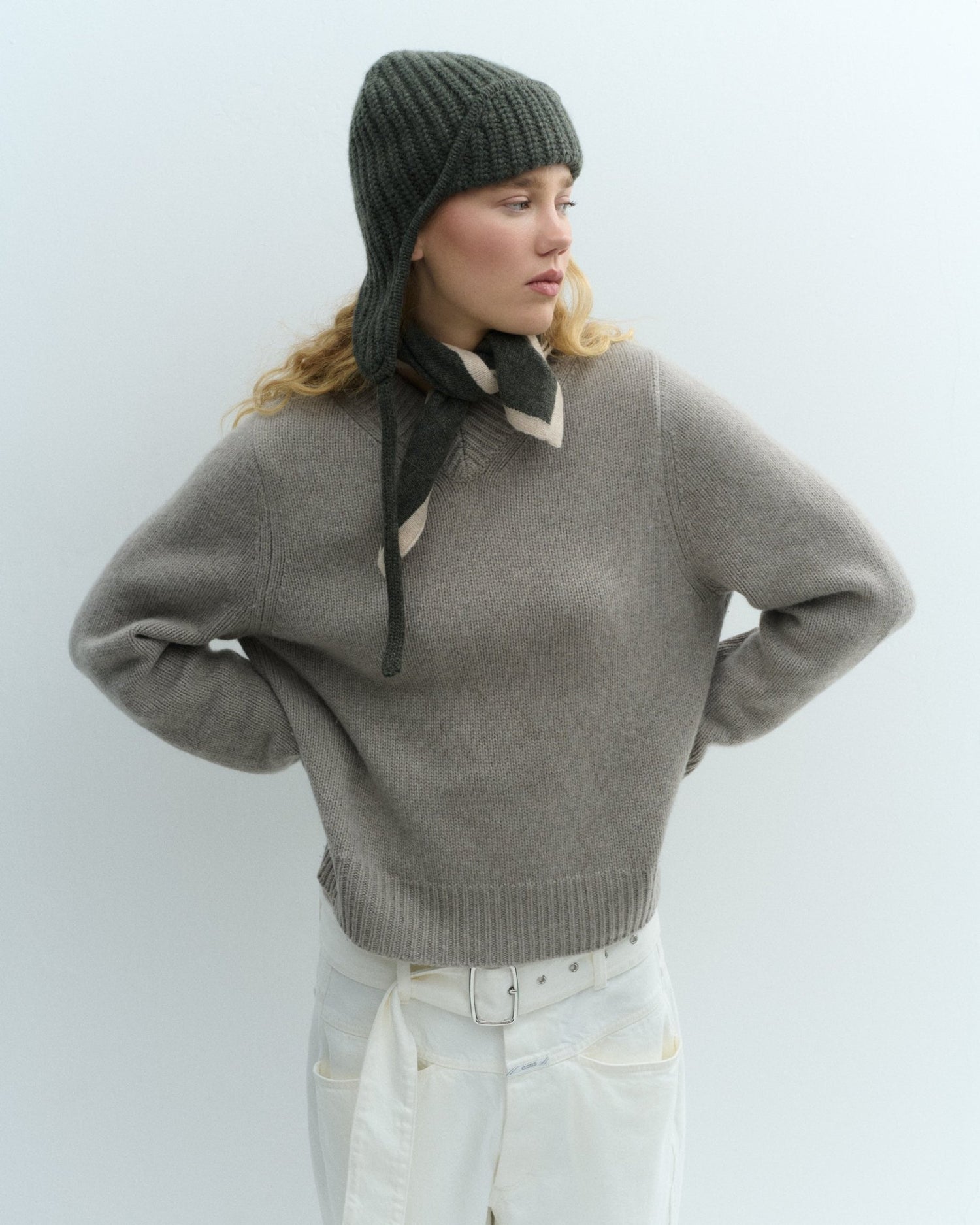 AVIATOR Mütze - dunkelgrün - LOVEM - mütze