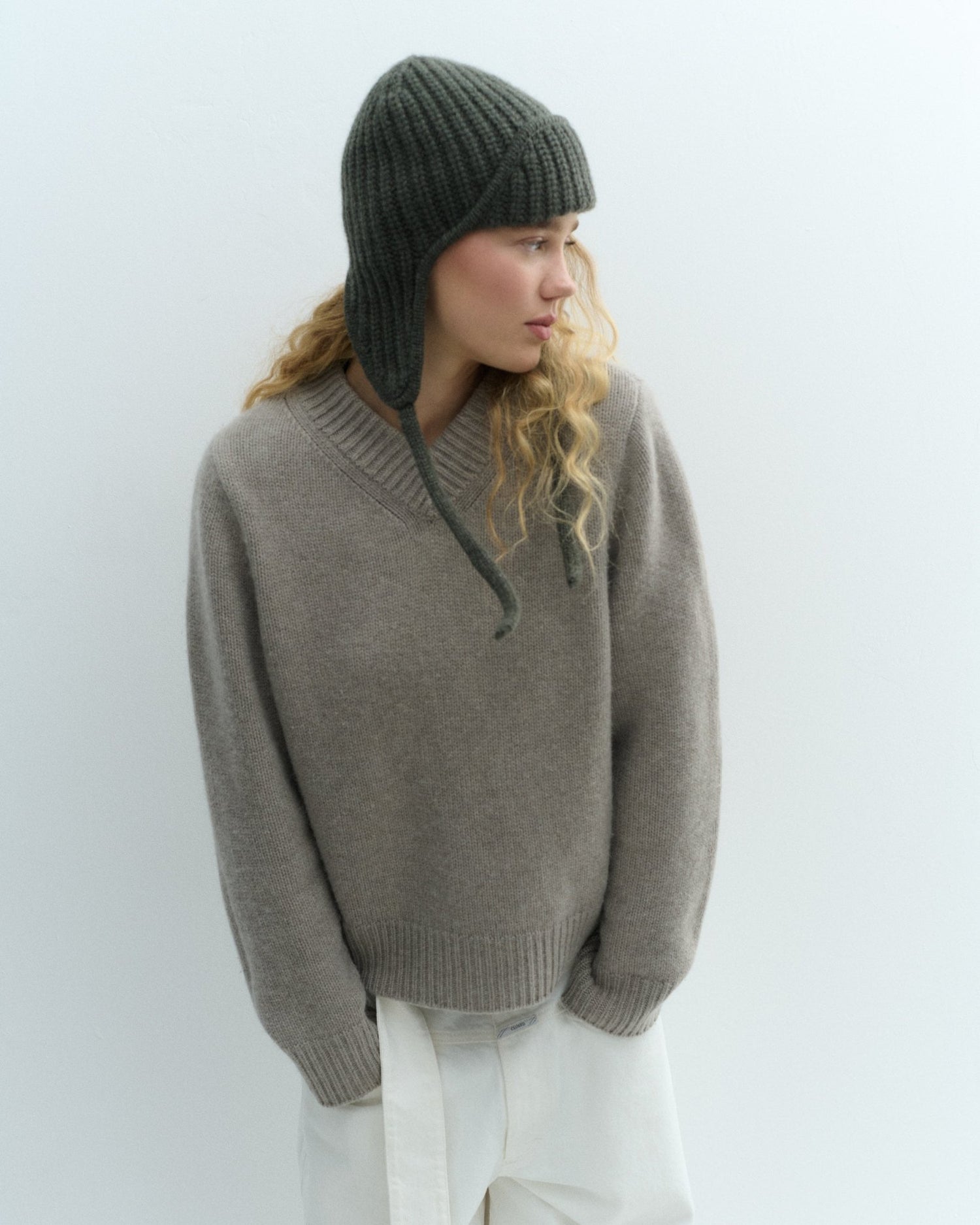 AVIATOR Mütze - dunkelgrün - LOVEM - mütze