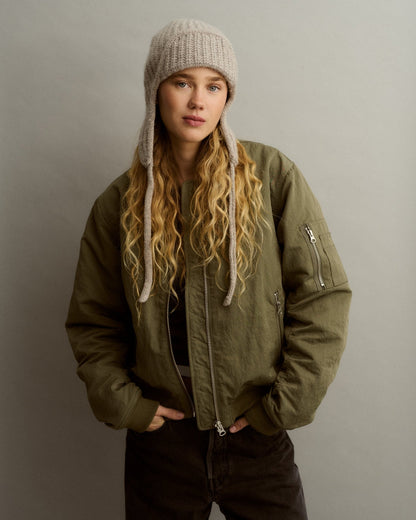 AVIATOR Mütze - hellgrau - LOVEM - mütze