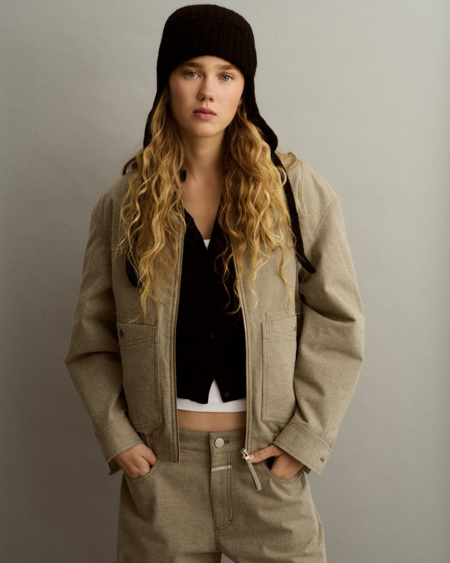 AVIATOR Mütze - schwarz - LOVEM - mütze