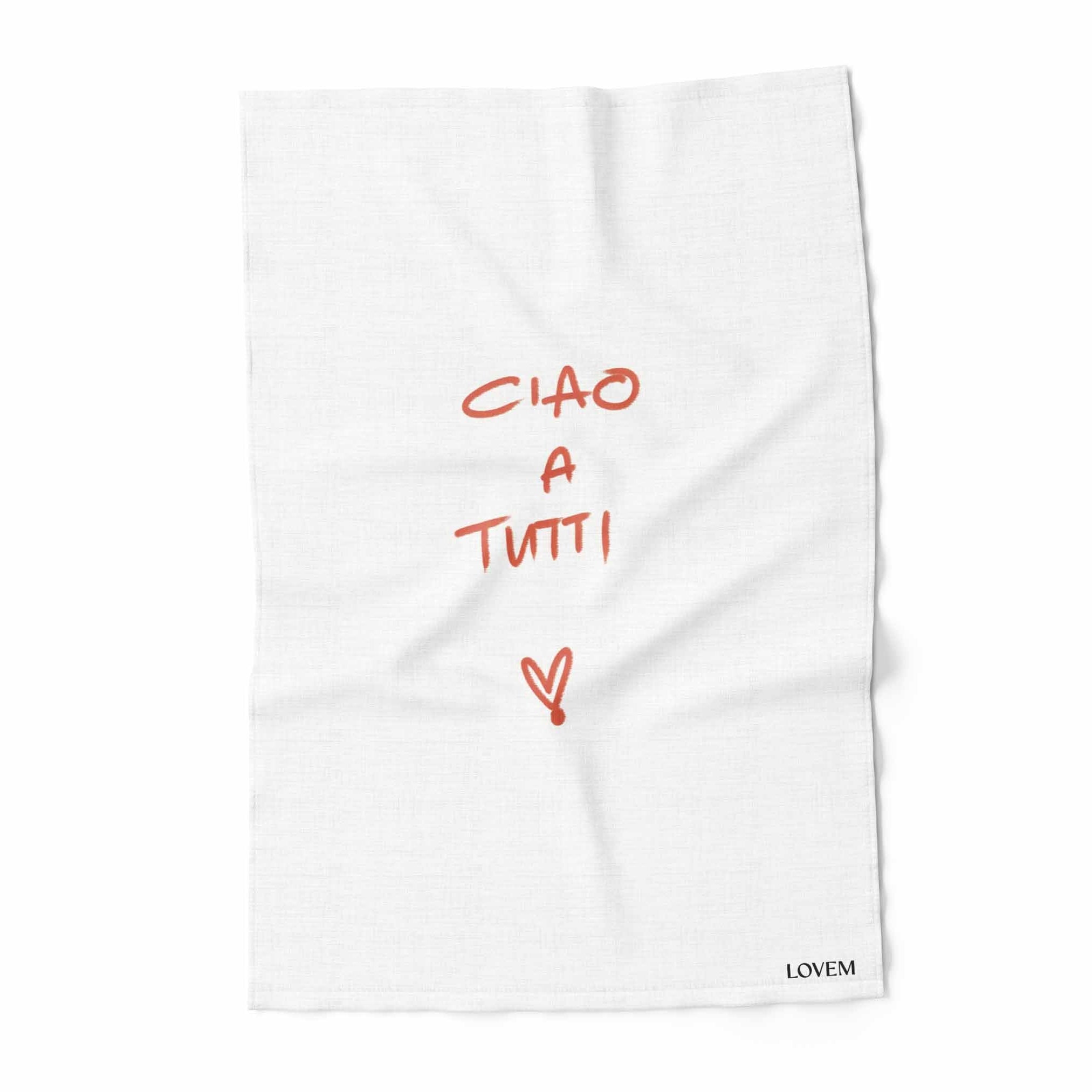 CIAO A TUTTI Geschirrtuch - LOVEM - Geschirrtuch