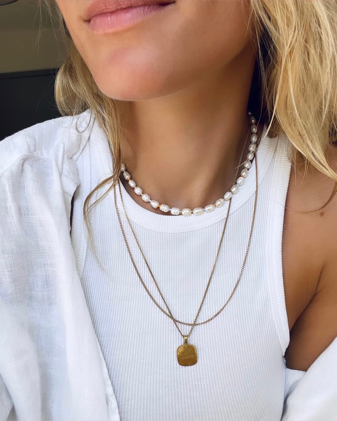 KARA freshwaterpearl necklace - LOVEM - Necklace