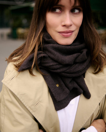 LOLA STOLA - braun - LOVEM - Cashmere > Stola