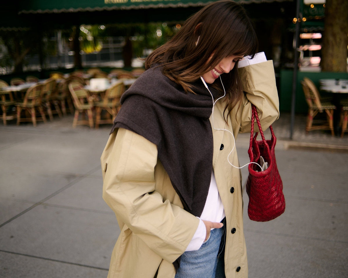 LOLA STOLA - braun - LOVEM - Cashmere > Stola