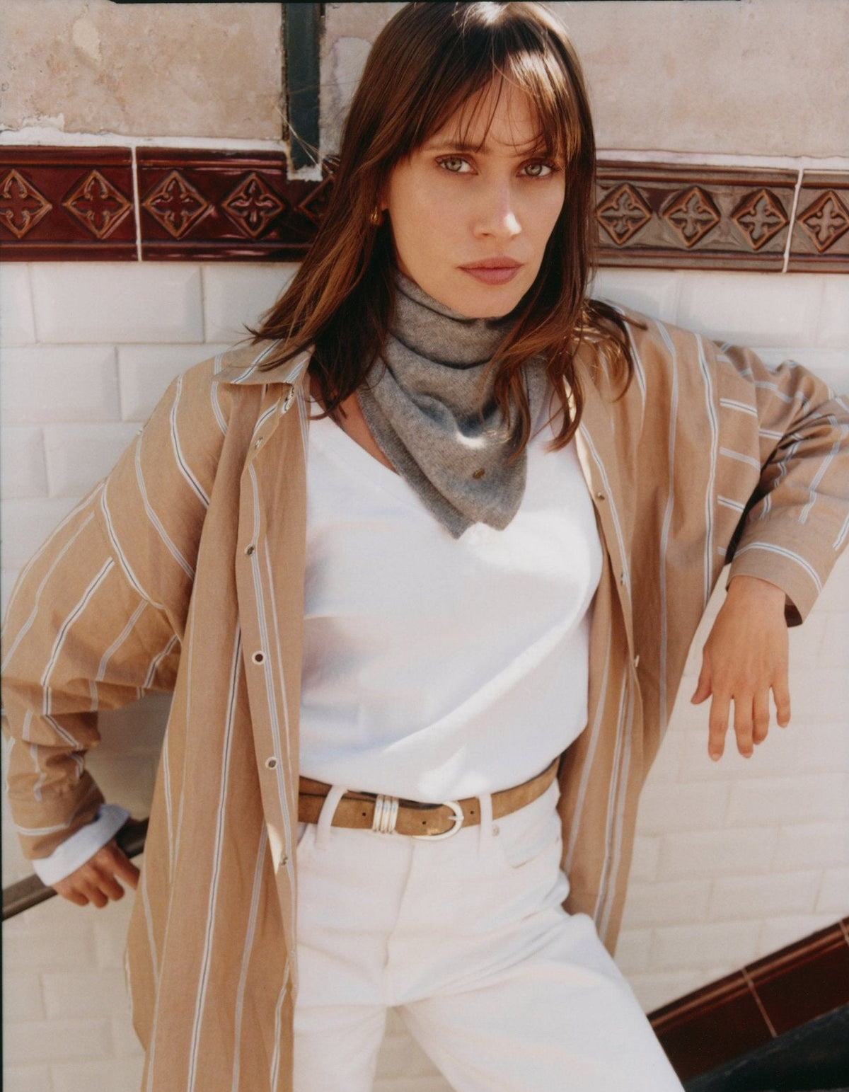 MINI SCARF - grau - LOVEM - Cashmere > Mini Scarf