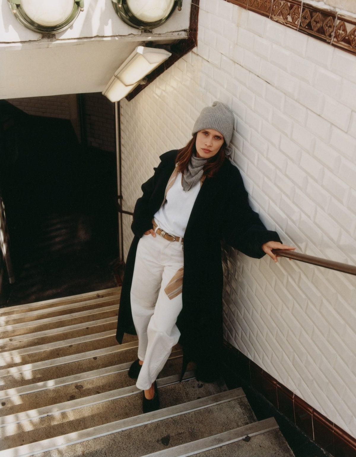 MINI SCARF - grau - LOVEM - Cashmere > Mini Scarf