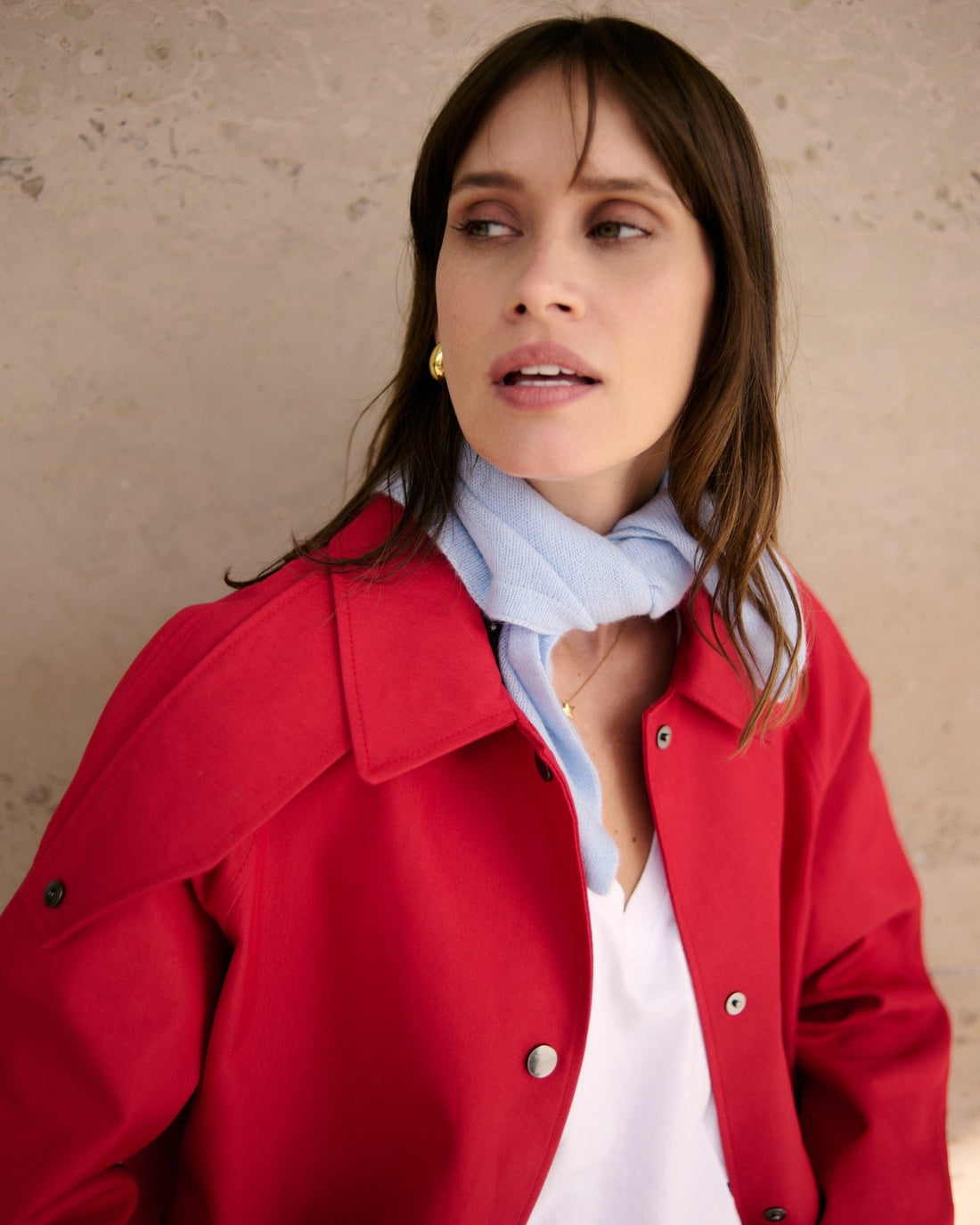 MINI SCARF - hellblau - LOVEM - Cashmere > Mini Scarf