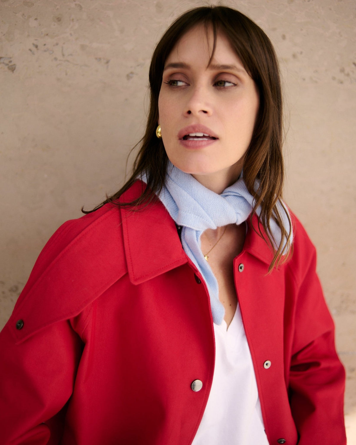 MINI SCARF - hellblau - LOVEM - Cashmere > Mini Scarf