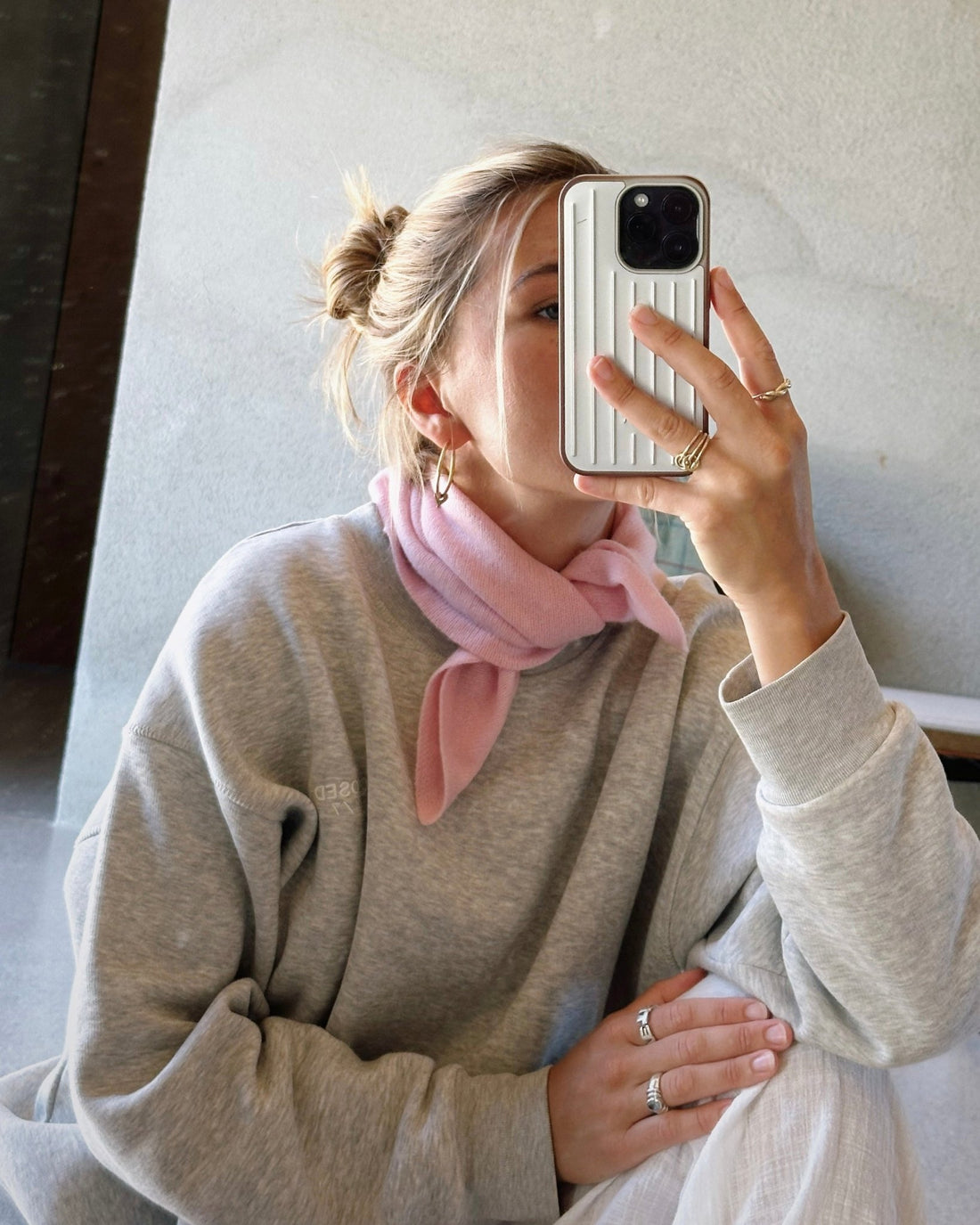Mini Scarf - rosa - LOVEM - mütze