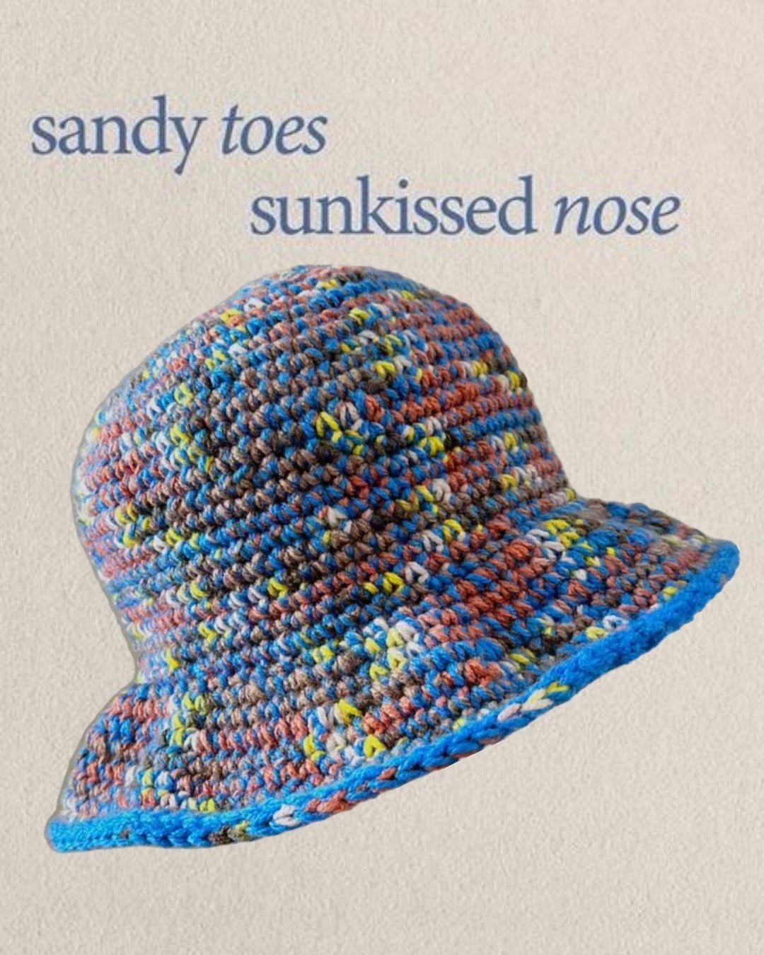 SKY Crochet Hat - LOVEM - bucket hat