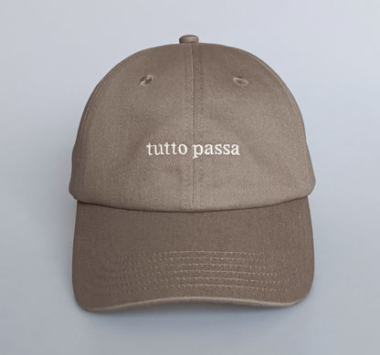 TUTTO PASSA taupe Cap - LOVEM - cap